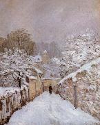 Alfred Sisley Sonw at Louveciennes oil painting picture wholesale